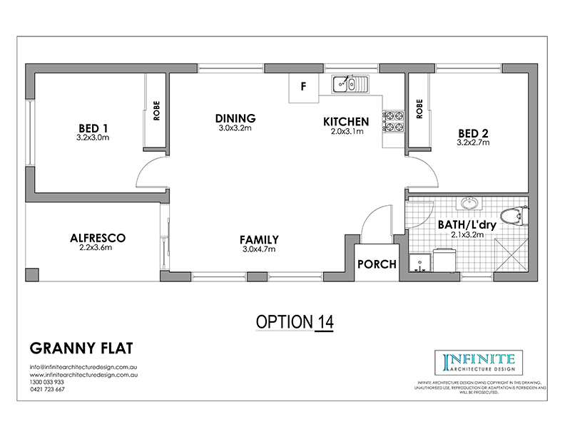 Floor Plan Granny Flat In Small House Design Architecture | designinte.com