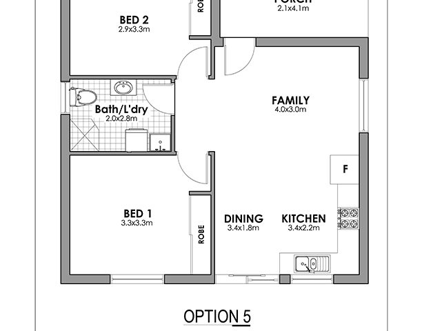 Two-bedroom granny flat designs - Infinite Building Designers Sydney