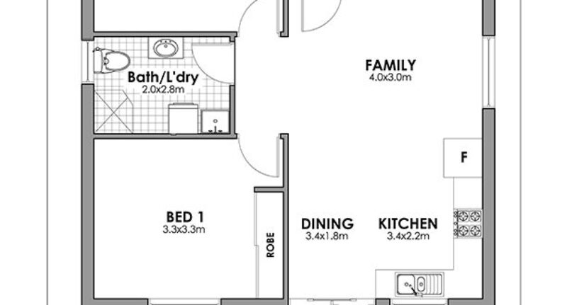 Two-bedroom granny flat designs